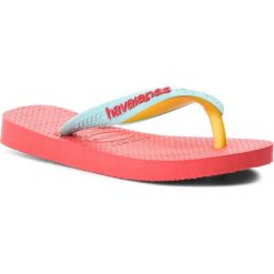 Japonki HAVAIANAS - Top Mix 41155496024 Coralnew. Niebieskie sandały dziewczęce Havaianas, z tworzywa sztucznego, bez zapięcia. W wyprzedaży za 79,00 zł.