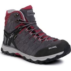 Trekkingi MEINDL - Mondello Lady Mid Gtx GORE-TEX 5523 Anthrazit/Brombeer 31. Szare trapery damskie MEINDL, ze skóry, bez obcasa, bez zapięcia. Za 899,00 zł.