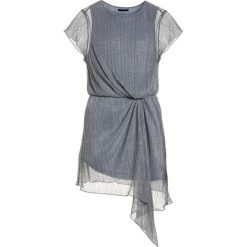 Sukienki dziewczęce z falbanami: Sisley DRESS Sukienka koktajlowa silver