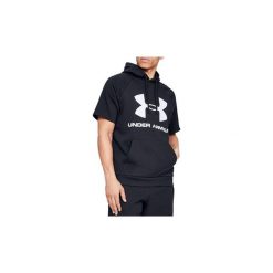 T-shirty z krótkim rękawem Under Armour Rival Fleece Logo SS Hoodie Tee 1345624-001. T-shirty męskie Under Armour, s, bez wzorów, bez kołnierzyka, krótkie. Za 159,99 zł.