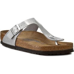 Chodaki damskie: Klapki BIRKENSTOCK - Gizeh 0847461 Magic Galaxy Silver