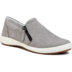 Półbuty JOSEF SEIBEL - Caren 22 67722 724 710 Grau. Szare półbuty damskie Josef Seibel, bez wzorów, ze skóry, bez obcasa, na płaskiej podeszwie, bez zapięcia. W wyprzedaży za 279,00 zł.