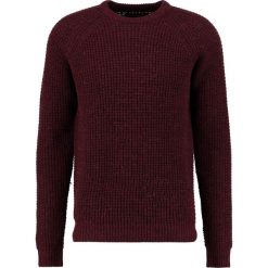 Swetry klasyczne męskie: Suit IRON Sweter plum
