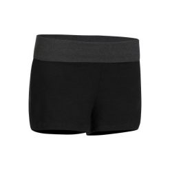 Spodenki fitness do jogi damskie. Czarne bermudy damskie DOMYOS. Za 29,99 zł.
