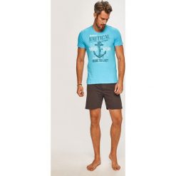 Henderson - Piżama. Niebieskie piżamy męskie Henderson, xl, z nadrukiem, z bawełny, bez rękawów. Za 89,90 zł.