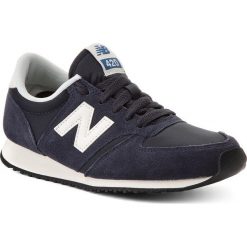 Sneakersy NEW BALANCE - U420NVB Granatowy. Niebieskie półbuty damskie New Balance, bez wzorów, ze skóry, bez obcasa, bez zapięcia. W wyprzedaży za 159,00 zł.
