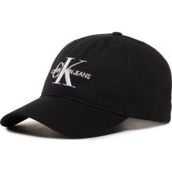 Czapka z daszkiem CALVIN KLEIN JEANS - Ckj Monogram Cap K50K505618 BDS. Czarne czapki męskie Calvin Klein Jeans, bez wzorów, z bawełny. Za 159,00 zł.
