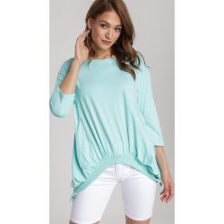 Miętowa Bluza Criameia. Zielone bluzy damskie Renee, xl, bez wzorów, bez rękawów, bez kaptura. Za 69,99 zł.