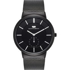 Zegarek kwarcowy "Trademaster Slim" w kolorze czarnym. Czarne, analogowe zegarki męskie marki Stylowe zegarki, ze stali. W wyprzedaży za 347,95 zł.