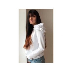 Bluza Margerita. Białe bluzy damskie Elevenstory, bez wzorów, z elastanu, bez rękawów, bez kaptura. Za 145,00 zł.