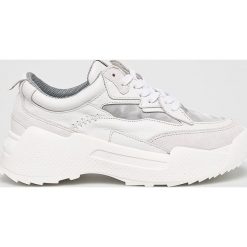 Napapijri - Buty. Białe buty sportowe damskie Napapijri, bez wzorów, ze skóry, sportowe. W wyprzedaży za 399,90 zł.