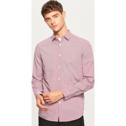 Koszula slim fit - Czerwony. Czerwone koszule męskie slim marki Reserved, l. Za 69,99 zł.