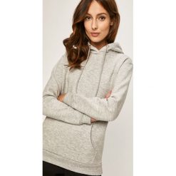 Answear - Bluza. Szare bluzy damskie ANSWEAR, s, bez wzorów, z bawełny, bez rękawów, z kapturem. W wyprzedaży za 79,90 zł.