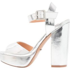 Sandały damskie: ONLY SHOES ONLALLIE Sandały na obcasie silver