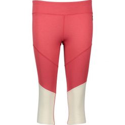 Sportowe legginsy w kolorze czerwono-białym. Białe legginsy sportowe damskie marki super.natural, xs. W wyprzedaży za 121,95 zł.