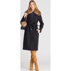 PŁASZCZ TWINSET. Czarne kurtki damskie Twinset. Za 1259,50 zł.