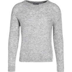 Swetry klasyczne damskie: Bruuns Bazaar ALMA Sweter grey