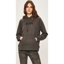 Levi's - Bluza. Szare bluzy damskie Levi's®, s, z nadrukiem, z bawełny, bez rękawów, z kapturem. W wyprzedaży za 219,90 zł.