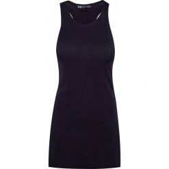 Top Y-3 JSY RCERTANK Czarny. Czarne bluzki damskie Y-3, bez wzorów, z elastanu, z dekoltem na plecach, bez rękawów. W wyprzedaży za 216,00 zł.
