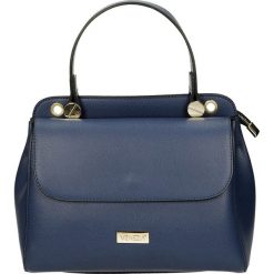 Torba - 123-85034-MBL. Żółte torebki klasyczne damskie Venezia, ze skóry. Za 279,00 zł.
