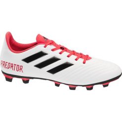 Buty sportowe męskie: buty piłkarskie Adidas Predator 18.4 adidas białe