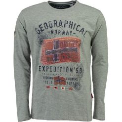 T-shirty męskie z nadrukiem: Koszulka „Jiliam” w kolorze szarym