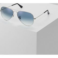 RayBan AVIATOR Okulary przeciwsłoneczne silvercoloured/gradient light blue. Szare okulary przeciwsłoneczne damskie aviatory Ray-Ban. Za 629,00 zł.