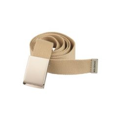 Pasek SG100. Brązowe paski męskie SOLOGNAC, w paski, z poliesteru. Za 14,99 zł.
