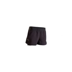 Spodenki tenis Sh DRY 500 damskie. Czarne szorty damskie ARTENGO, xs, w paski, z elastanu. Za 49,99 zł.