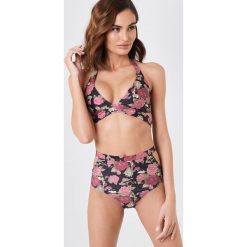 NA-KD Swimwear Dół bikini z wysokim stanem - Multicolor. Szare bikini marki NA-KD Swimwear. W wyprzedaży za 40,48 zł.