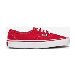 Vans Authentic Tenisówki Czerwony. Czerwone trampki męskie Vans, bez wzorów, z materiału, bez zapięcia. Za 283,95 zł.