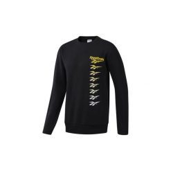 Bluzy Reebok Classic Bluza Classics Vector Crew. Czarne bluzy męskie Reebok Classic, xl, bez wzorów, bez kołnierzyka, bez rękawów, bez kaptura. Za 229,00 zł.