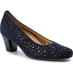 Półbuty ARA - 12-32024-62 Blau. Niebieskie półbuty damskie marki ara, z aplikacjami, ze skóry, eleganckie, bez obcasa, na obcasie, bez zapięcia. Za 349,00 zł.