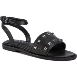 Sandały JOOP! - Stellato 4140004956 Black 900. Czarne klapki damskie JOOP!, bez wzorów, ze skóry, bez obcasa, na obcasie. Za 599,00 zł.