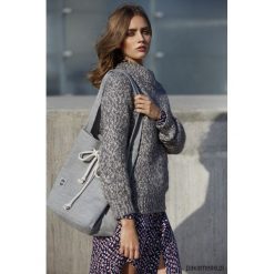 Torebki klasyczne damskie: Torba tkaninowa na ramię CITY BAG szary