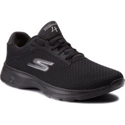 Buty SKECHERS - Go Walk 4 54156/BBK Black. Czarne buty sportowe męskie Skechers, ze skóry ekologicznej, bez zapięcia, na fitness i siłownię. Za 299,99 zł.