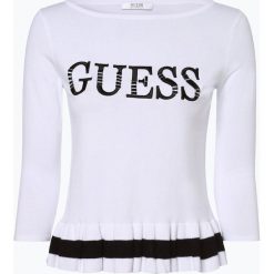 Guess Jeans - Sweter damski, czarny. Czarne swetry damskie marki Guess Jeans, m, z aplikacjami, z jeansu, eleganckie, bez rękawów, bez kaptura. Za 399,95 zł.