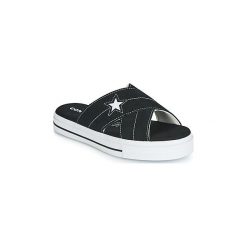Klapki Converse ONE STAR SANDAL SANDALISM SLIP. Czarne klapki damskie Converse, bez wzorów, bez obcasa. Za 143,20 zł.