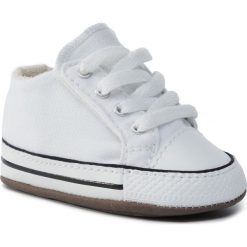 Tenisówki CONVERSE - Ctas Cribster Mid 865157C White/Natural Ivory Mid. Białe półbuty dziewczęce Converse, na rzepy. Za 129,00 zł.