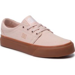 Tenisówki DC - Trase Tx ADJS300078 Peach Parfait (Pff). Różowe półbuty damskie DC, bez wzorów, z gumy, bez zapięcia. W wyprzedaży za 189,00 zł.