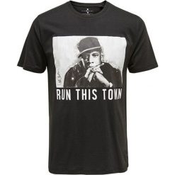 ONLY&SONS Męska koszulka Rapper Ss Reg Tee Black (rozmiar S). Czarne koszulki męskie Only&Sons, s, bez wzorów, bez kołnierzyka, bez rękawów. W wyprzedaży za 68,00 zł.