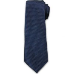 Intensywnie Granatowy Krawat Męski, Oryginalna Faktura - 6,7 cm , - Chattier- KRCH0994. Niebieskie krawaty męskie Chattier, z tkaniny, eleganckie. Za 39,00 zł.