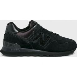 New Balance - Buty WL574FHA. Czarne buty sportowe damskie marki New Balance, z gumy. Za 349,90 zł.