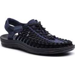 Sandały KEEN - Uneek 1020787 Sps Navy. Niebieskie sandały męskie Keen, ze skóry ekologicznej, bez zapięcia. W wyprzedaży za 289,00 zł.