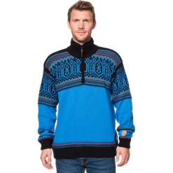 Sweter w kolorze niebiesko-czarnym. Czarne golfy męskie marki CMP Men, m, z dzianiny. W wyprzedaży za 159,95 zł.