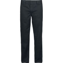 Chinosy męskie: Dickies 873 Slim Straight Work Pant – Rinsed Black Chino czarny/efekt zużycia