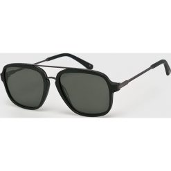 Quiksilver - Okulary Desperado. Czarne okulary przeciwsłoneczne męskie marki Quiksilver, z materiału, prostokątne. Za 419,90 zł.