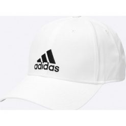 Adidas Performance - Czapka. Białe czapki damskie adidas Performance, bez wzorów, z poliesteru. W wyprzedaży za 49,90 zł.
