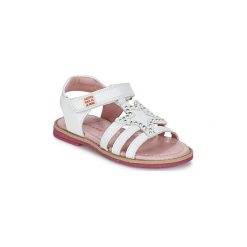 Sandały Dziecko Agatha Ruiz de la Prada NUEL. Białe sandały dziewczęce marki Agatha Ruiz de la Prada, bez zapięcia. Za 247,20 zł.