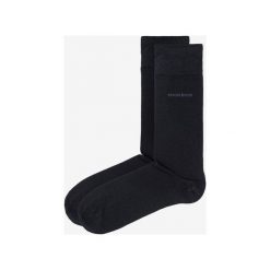 BOSS 2-pack Skarpetki Niebieski. Niebieskie skarpetki męskie Boss, bez wzorów, z elastanu. Za 69,95 zł.